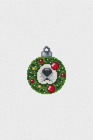 Exclusive Christmas ball. Nose - PDF Cross Stitch Pattern