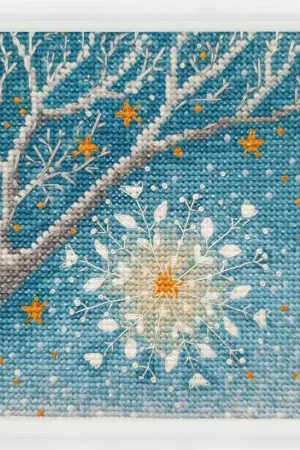 Magic snowflake of wishes C381 Counted Cross Stitch Kit Last Chance