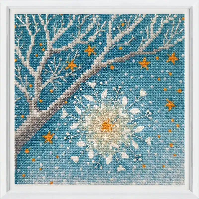 Magic snowflake of wishes C381 Counted Cross Stitch Kit Last Chance