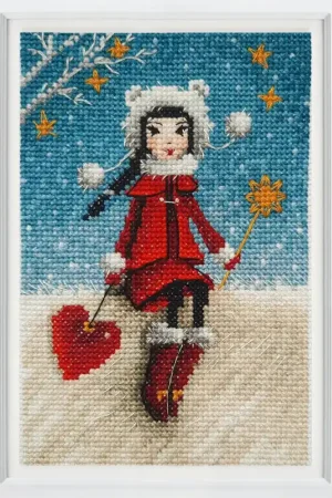 Order Now Snow tenderness C378 Counted Cross Stitch Kit