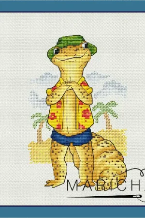 Genuine Borya in the sands - PDF Cross Stitch Pattern
