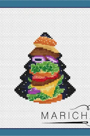 Burger - PDF Cross Stitch Pattern Super Sale