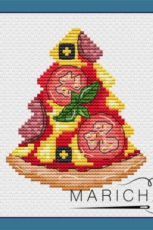 Pizza - PDF Cross Stitch Pattern Premium