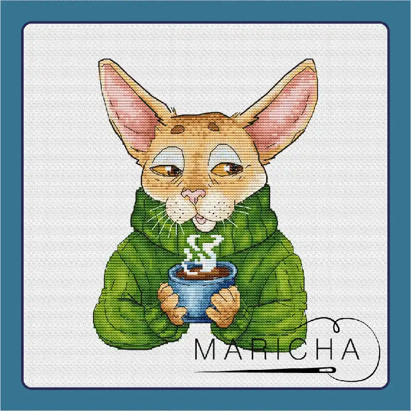 Have an invigorating morning - PDF Cross Stitch Pattern Buy Direct