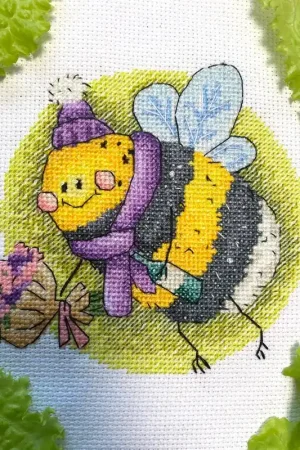 On a date - PDF Cross Stitch Pattern Clearance