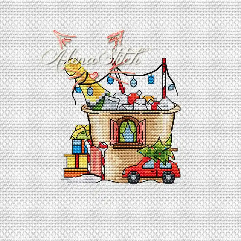 Time-Limited Champagne bucket - PDF Cross Stitch Pattern