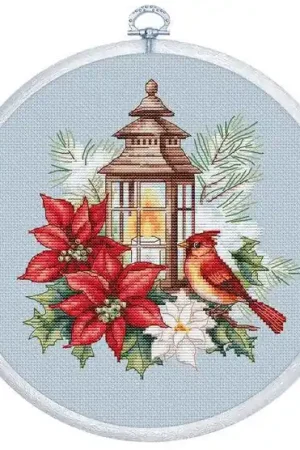 Certified Poinsettia BC233L Counted Cross-Stitch Kit