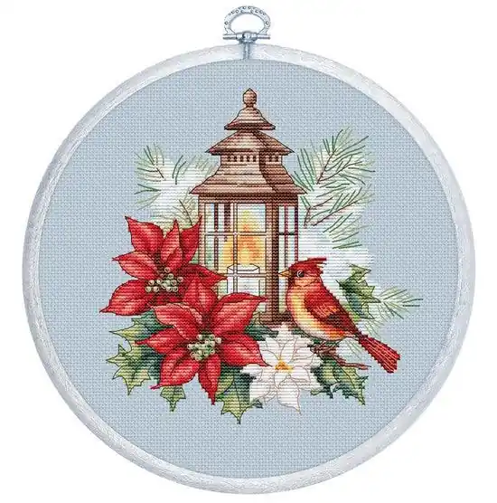 Certified Poinsettia BC233L Counted Cross-Stitch Kit