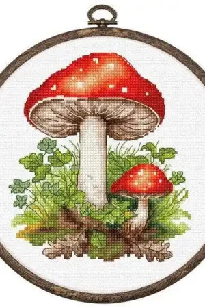 Amanita Muscaria BC232L Counted Cross-Stitch Kit Get Yours