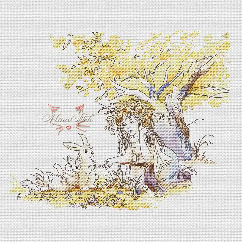 Deal Forest friends - PDF Cross Stitch Pattern