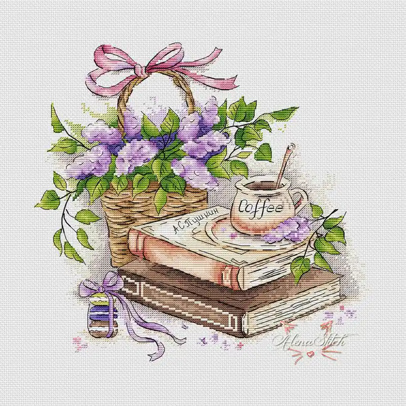 Fragrant morning - PDF Cross Stitch Pattern Top Rated