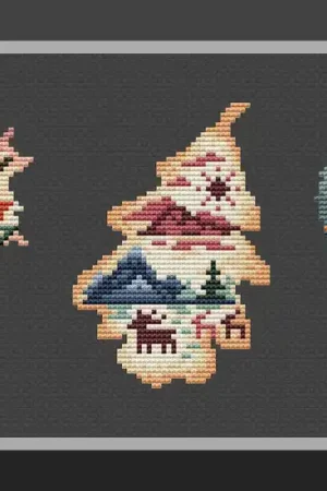 Birch Leaf - PDF Cross Stitch Pattern Hassle-Free Returns
