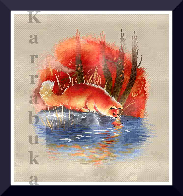 Leaf with a Paw - PDF Cross Stitch Pattern Bulk Order