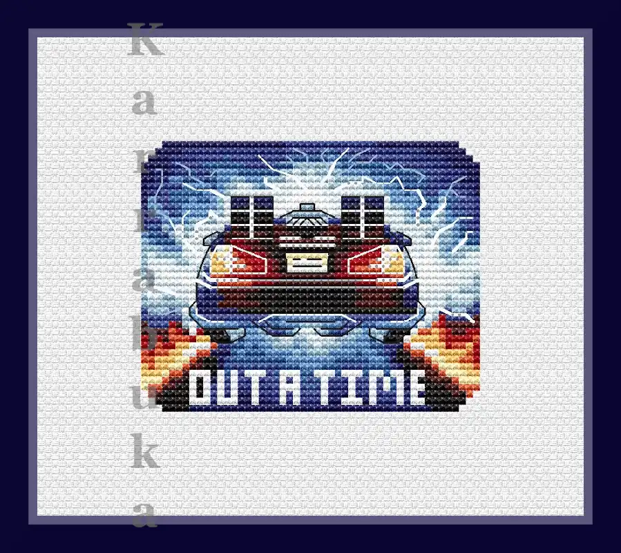 Wholesale DeLorean - PDF Cross Stitch Pattern