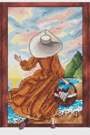 Viral The door to summer - PDF Cross Stitch Pattern