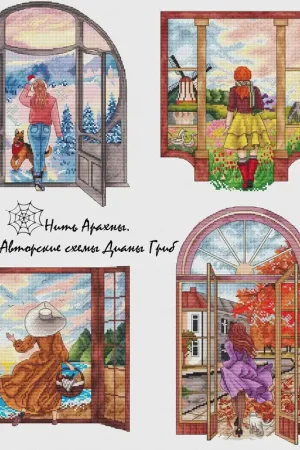 The door to Spring - PDF Cross Stitch Pattern Fan Favorite
