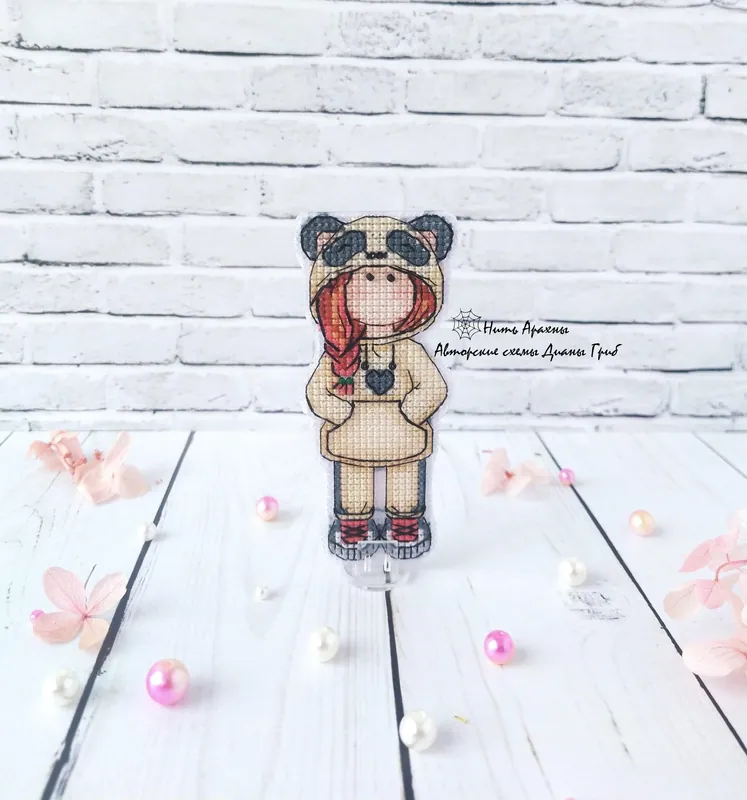 Direct From Factory Tilda the Panda - PDF Cross Stitch Pattern