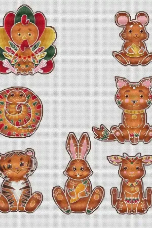Grab Now Gingerbread Horoscope - PDF Cross Stitch Pattern