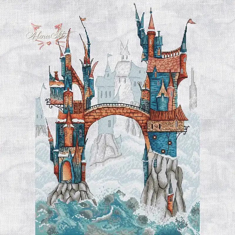 Modern Wish city - PDF Cross Stitch Pattern