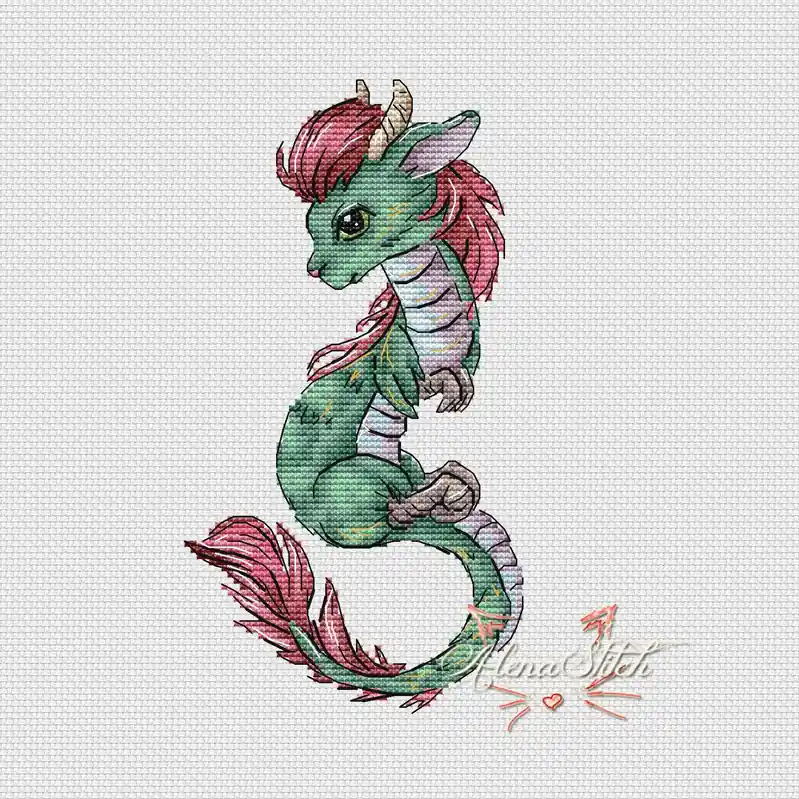 Emerald - PDF Cross Stitch Pattern Certified