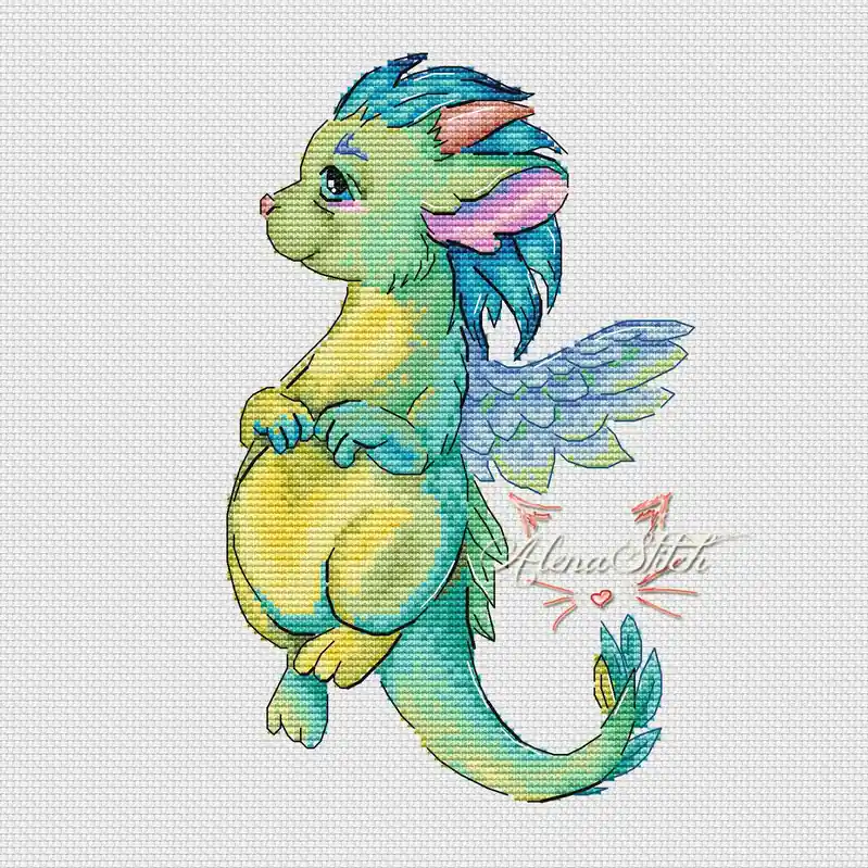 Aquamarine - PDF Cross Stitch Pattern Buy Direct