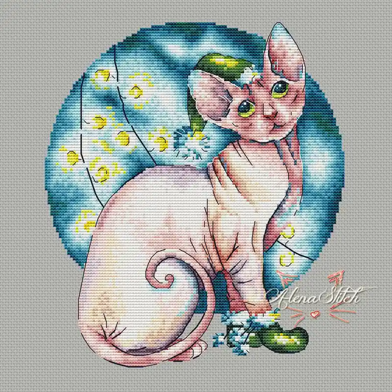 Next Day Delivery Space in socks - PDF Cross Stitch Pattern
