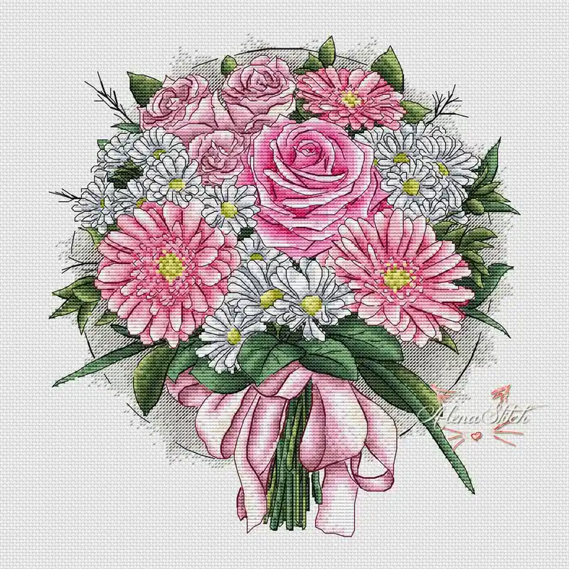 Cheap Pink cloud - PDF Cross Stitch Pattern