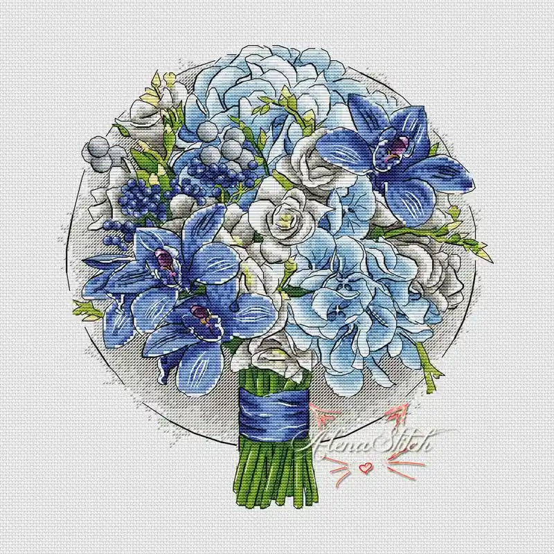 Next Day Delivery Attraction of heaven - PDF Cross Stitch Pattern
