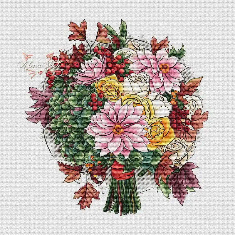 Autumn symphony - PDF Cross Stitch Pattern Worldwide Shipping