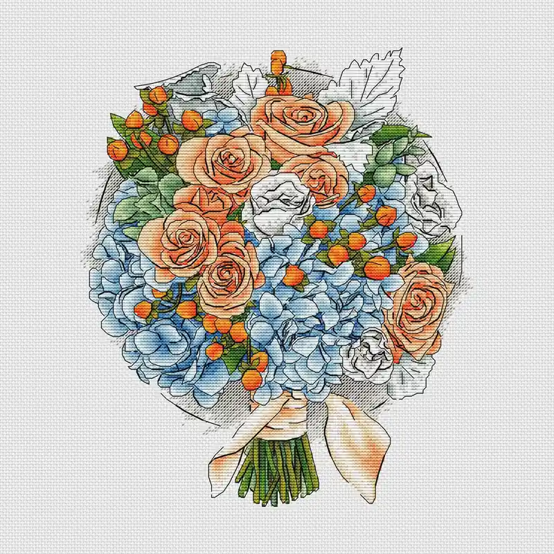 Caramel azure - PDF Cross Stitch Pattern Shop Now