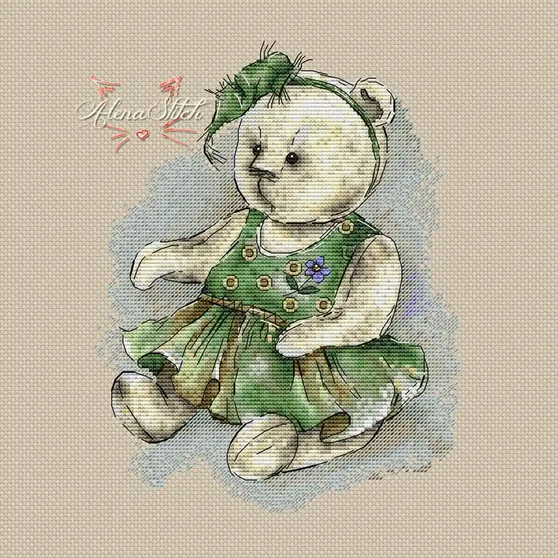 Next Day Delivery Baby "Sophie" - PDF Cross Stitch Pattern