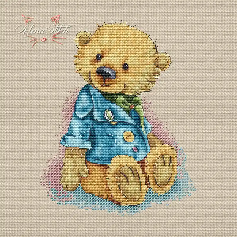 George - PDF Cross Stitch Pattern Limited Offer