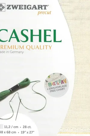 Zweigart Precut Cashel 28 count Soft Cream 3281/99 Editor’s Pick
