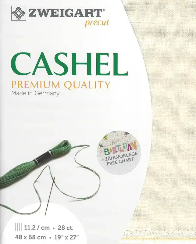 Zweigart Precut Cashel 28 count Soft Cream 3281/99 Editor’s Pick
