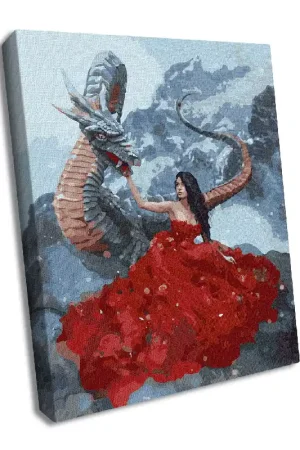 Painting by Numbers kit Mystical meeting KHO4917 Fan Favorite