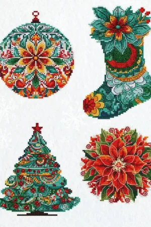Cheap Winter Decorations JK042L Counted Cross-Stitch Kit