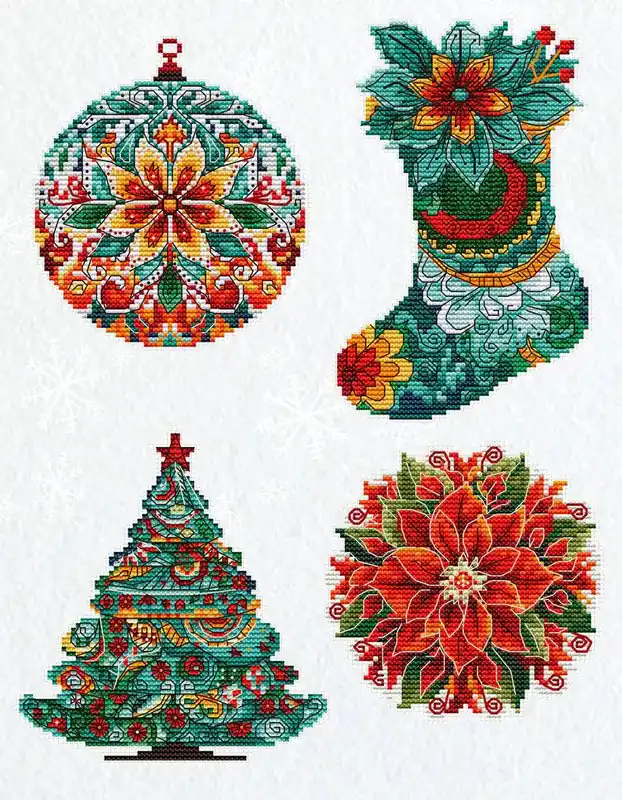 Cheap Winter Decorations JK042L Counted Cross-Stitch Kit