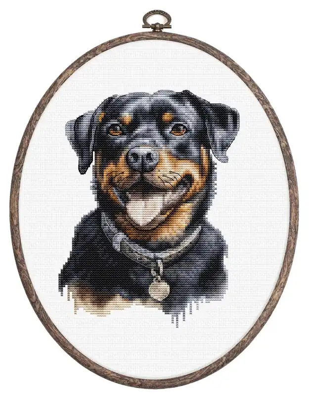 Express Delivery Rottweiler BC229L Counted Cross-Stitch Kit