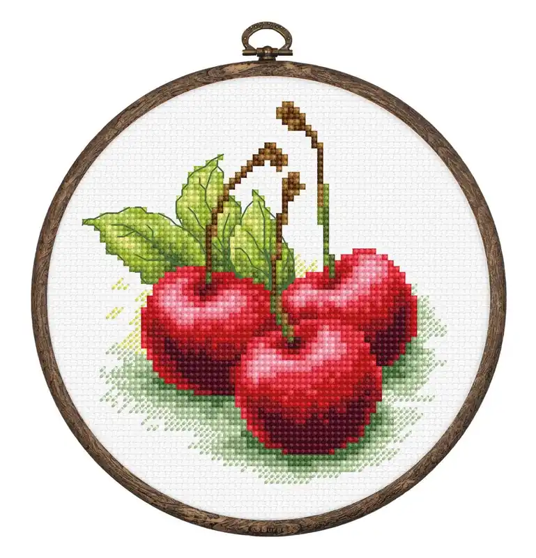 Luxury Cherries BC103L Counted Cross-Stitch Kit