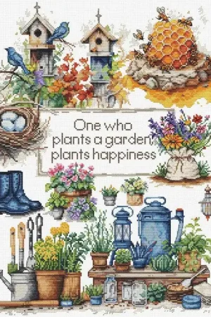 Buy Today Garden Plants B2424L Counted Cross-Stitch Kit