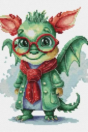 The Elegant Dragon B1407L Counted Cross-Stitch Kit Best Seller