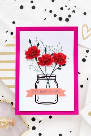 Postcard cross-stitch kit - Happiness in little things AOO-004 Modern