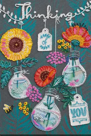 Bead Embroidery Kit - Thinking of you AB-816 Instant Buy