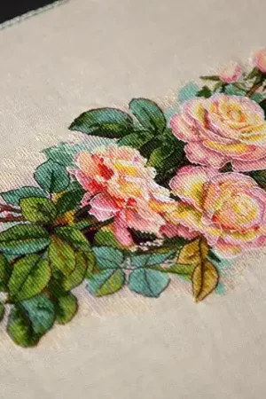 Vintage Roses K-67A Counted Cross-Stitch Kit Markdown