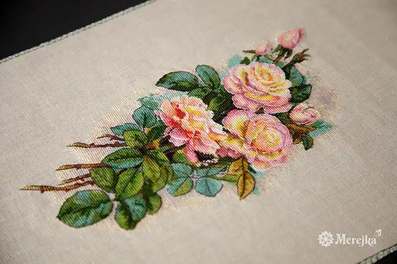 Vintage Roses K-67A Counted Cross-Stitch Kit Markdown