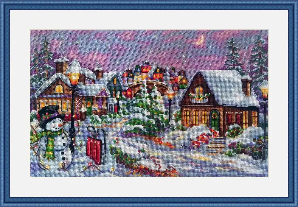 Get Yours Christmas Night K-71 Counted Cross-Stitch Kit