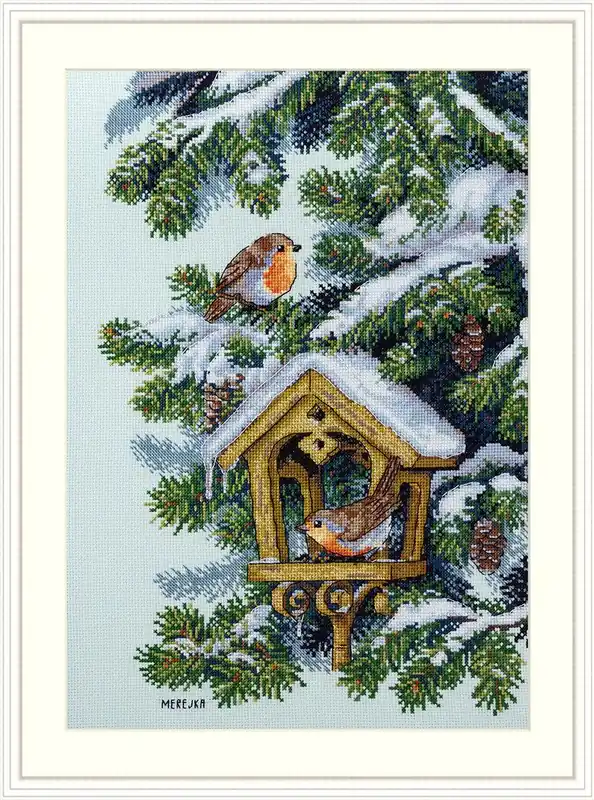 Same Day Shipping Robins K-152 Counted Cross-Stitch Kit