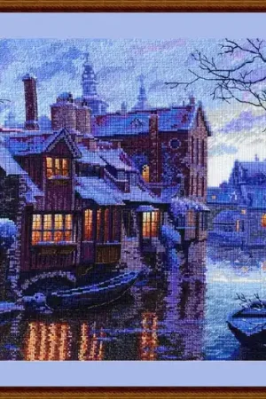 Seasonal Sale The Venice of the North K-211 Counted Cross-Stitch Kit