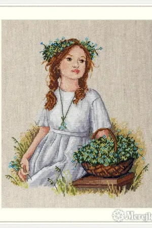 Forget-Me-Not K-143A Counted Cross-Stitch Kit Trusted Brand