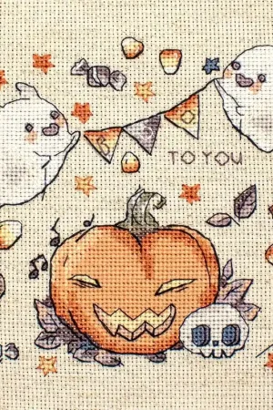 Boo To You L8814 Counted Cross Stitch Kit Price Cut